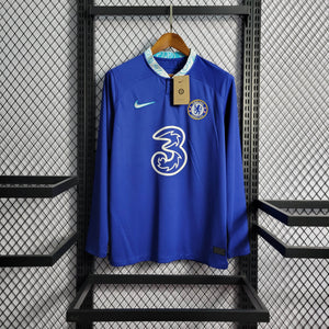 Camisa Chelsea Home Manga Longa 22/23