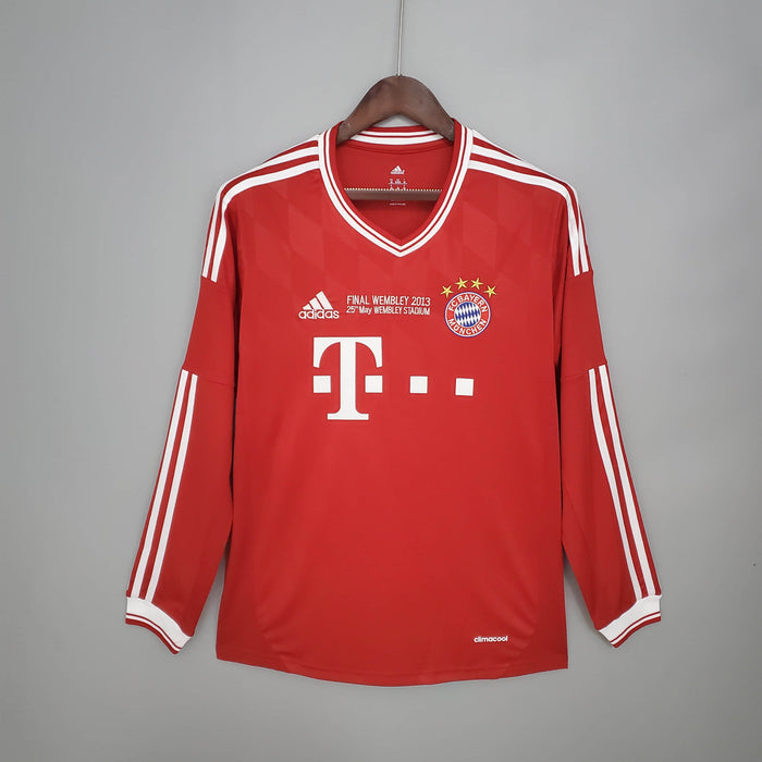 Camisa Bayern Munich Retrô Manga Longa 13/14