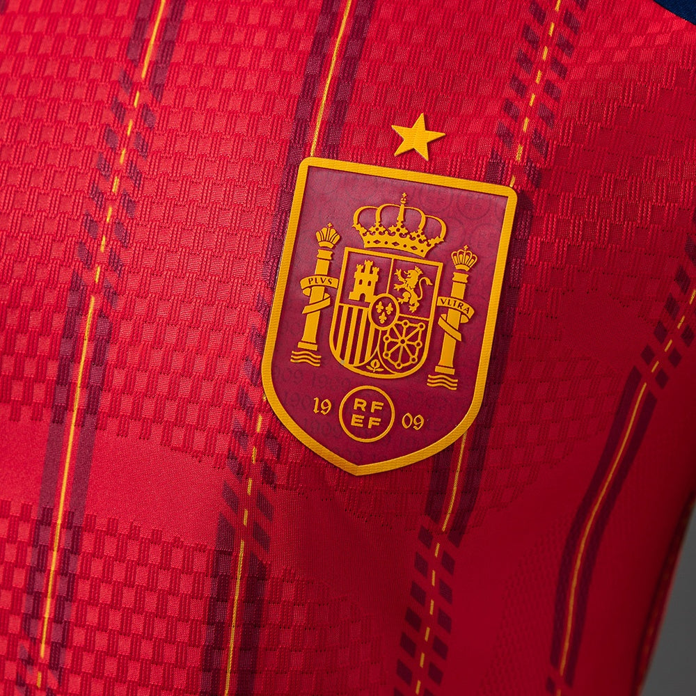 Camisa Espanha Home Manga Longa Jogador 2026