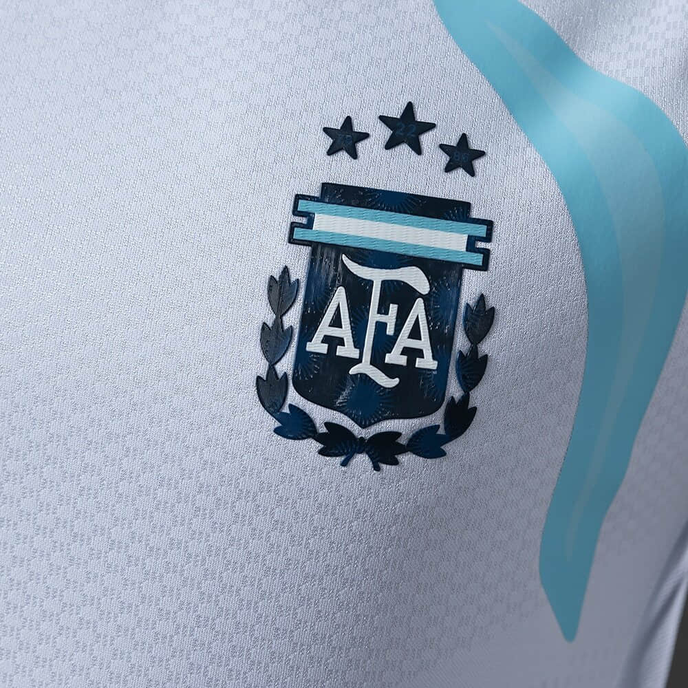 Camisa Argentina Treino Branca Jogador 2026