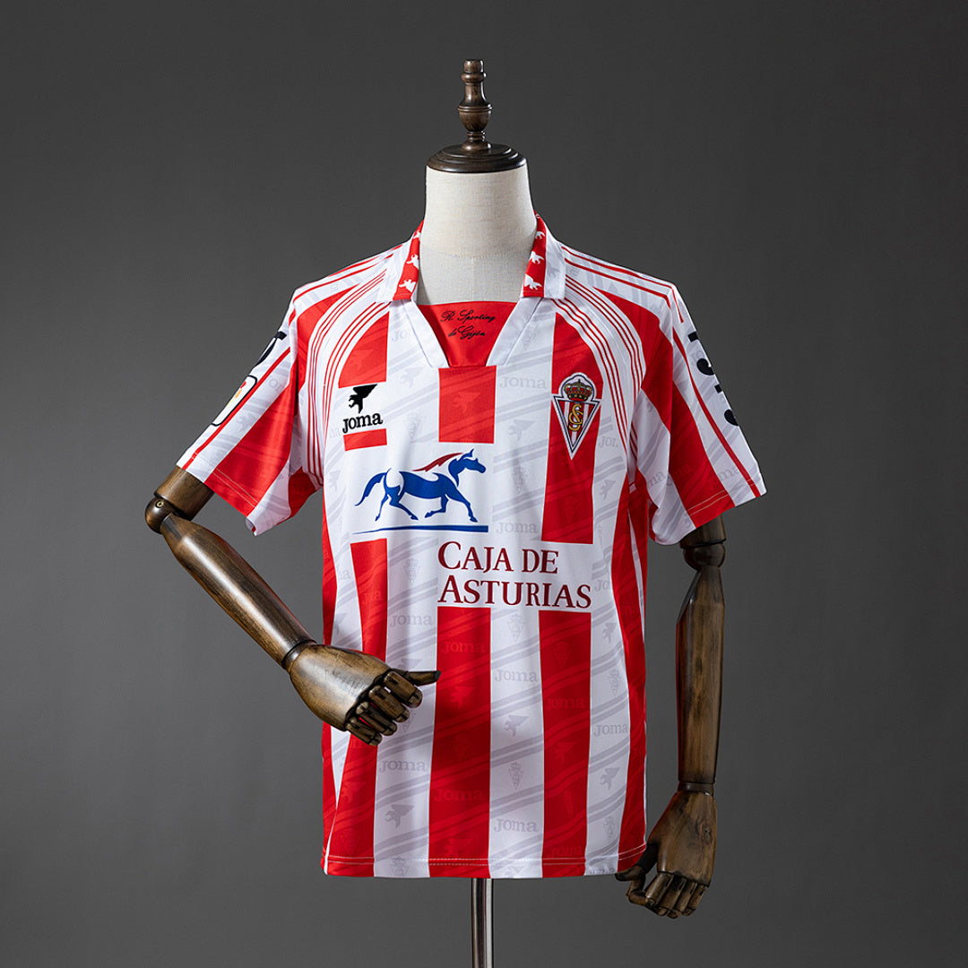 Camisa Sporting de Gijon Home Retrô Xxl8 95/96
