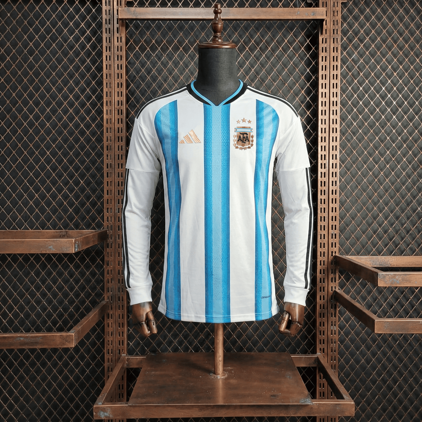 Camisa Argentina Home Manga Longa Jogador 2026
