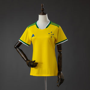 Camisa Cruzeiro Amarela 26/27 Feminina