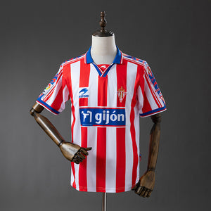 Camisa Sporting de Gijon Home Retrô Xxl7 99/00