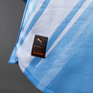 Camisa Manchester City Home Manga Longa Jogador 25/26