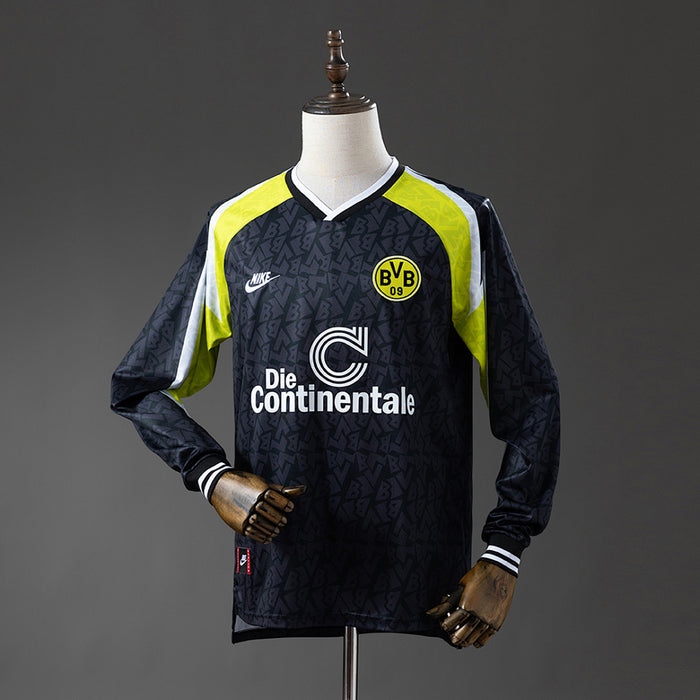 Camisa Borussia Dortmund Retrô Manga Longa 95/96