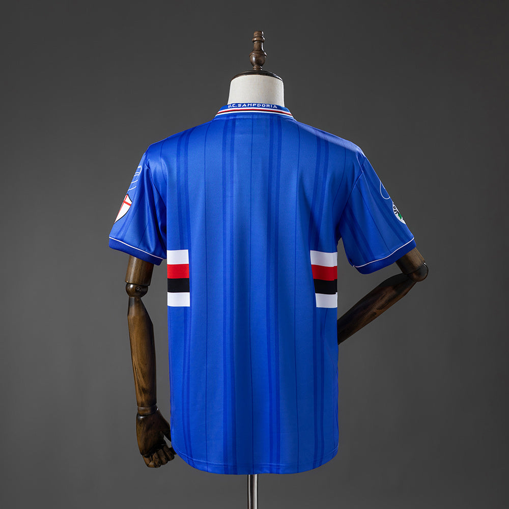 Camisa Sampdoria Home Retrô Xxl7 00/01