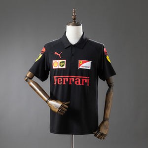 Camisa Scuderia Ferrari F1 Preta Polo 3xl8 2025