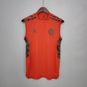 Camisa Flamengo Colete Treino Vermelha 21/22