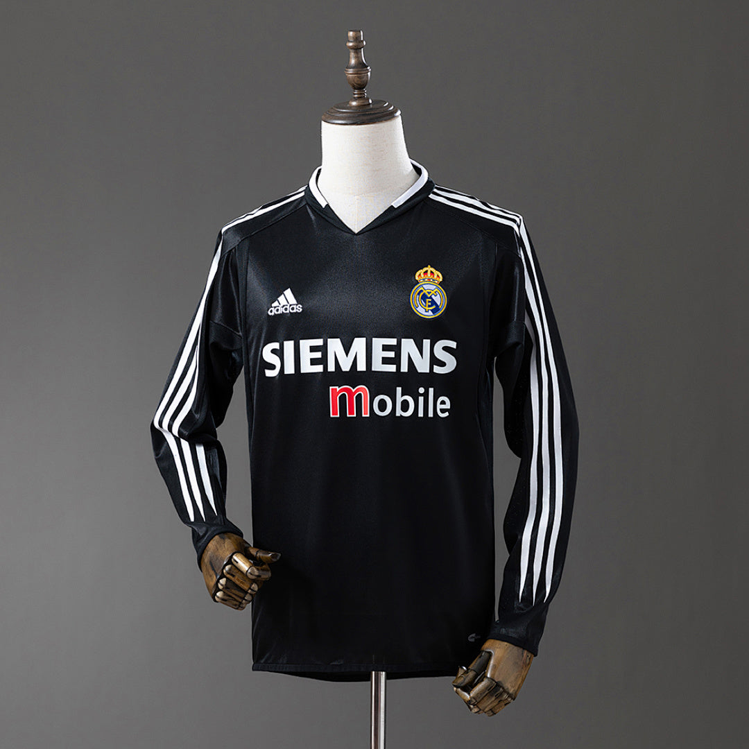 Camisa Real Madrid Retrô Manga Longa 04/05