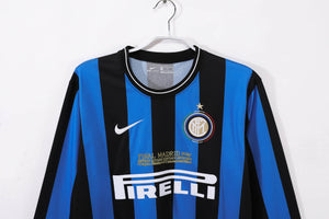 Camisa Inter Milan Retrô Manga Longa 09/10