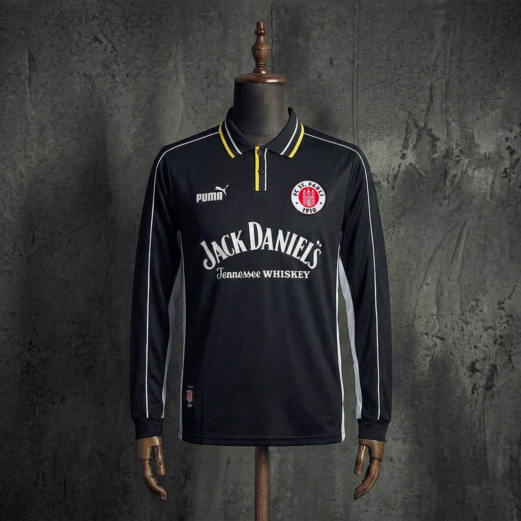 Camisa St. Pauli Retrô Manga Longa 99/00