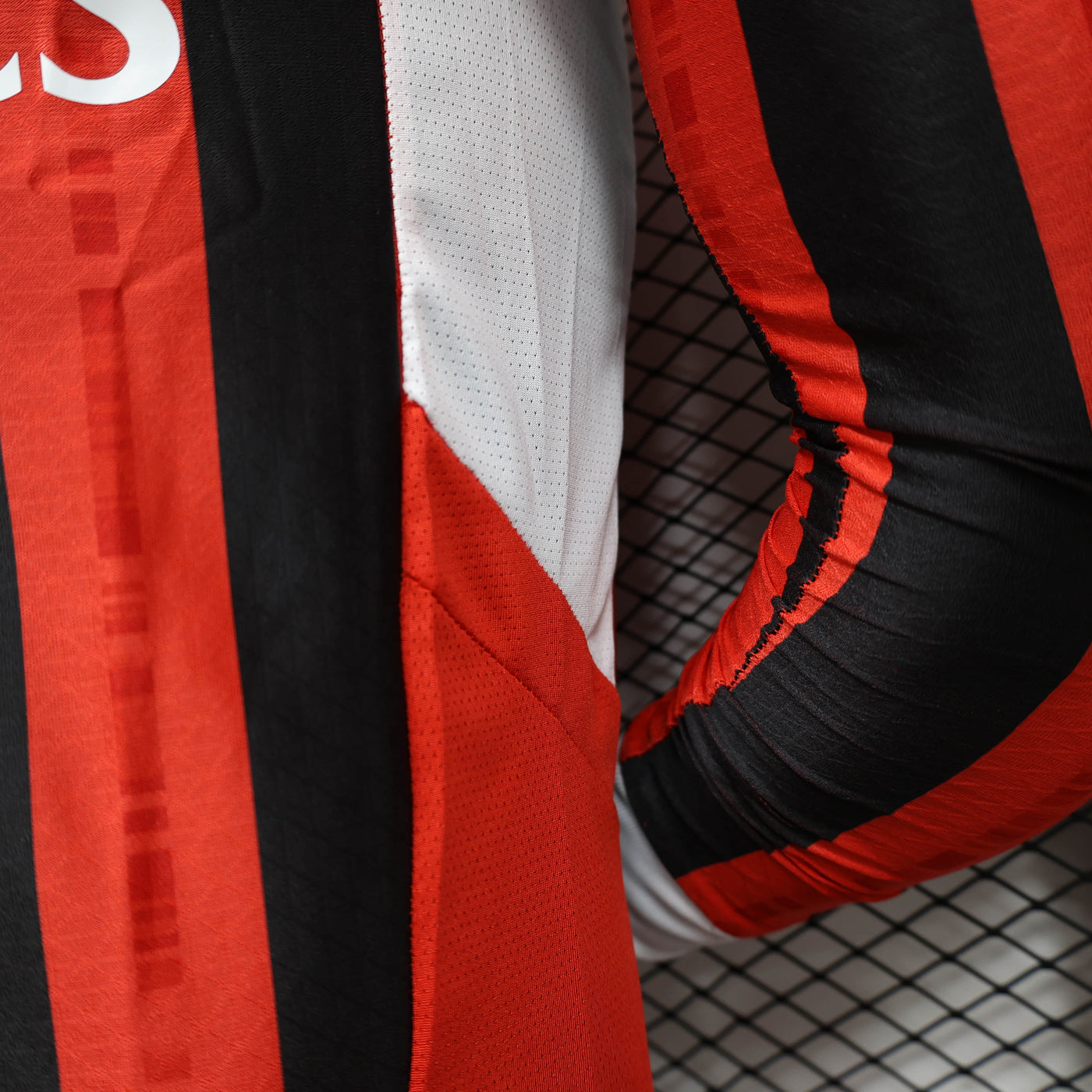 Camisa AC Milan Home Manga Longa Jogador 24/25