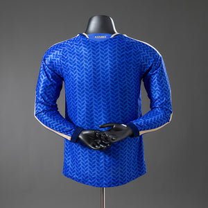 Camisa Itália Home Manga Longa Versão Jogador 2026