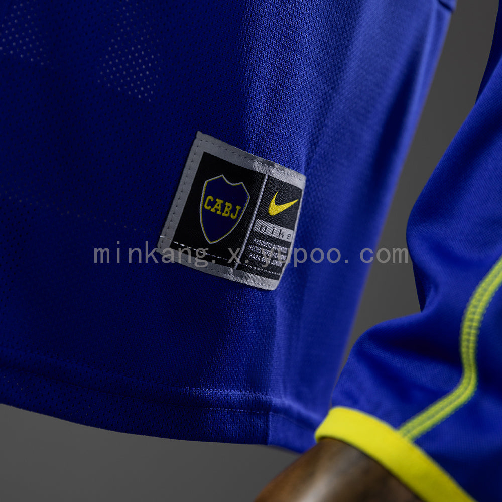 Camisa Retrô Manga Longa Boca Juniors Home Xxl8 03/04