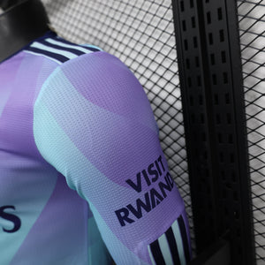 Camisa Arsenal Away Manga Longa Jogador 24/25