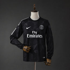 Camisa Paris Saint-Germain Retrô Manga Longa 17/18
