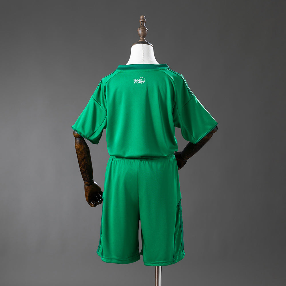 Kit Infantil Arábia Saudita Verde 25/26