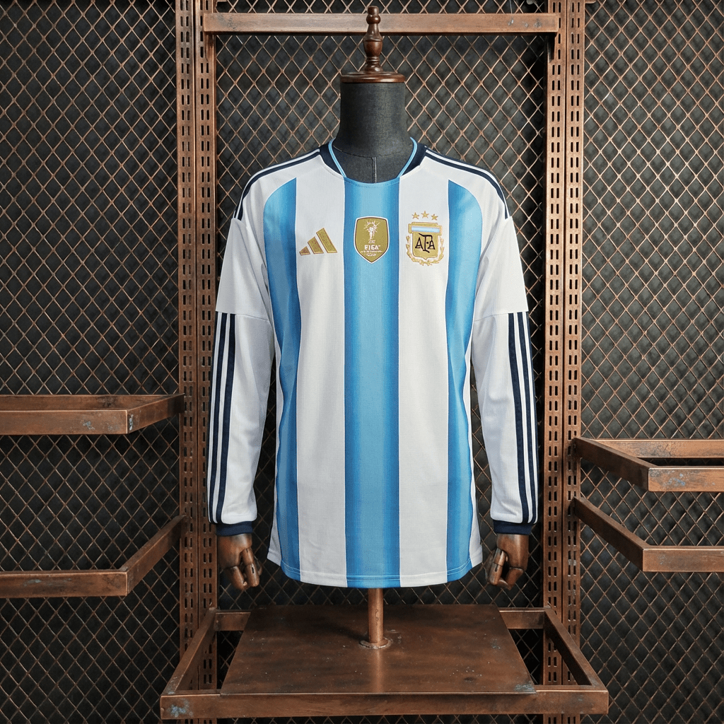 Camisa Argentina Home Manga Longa 2026