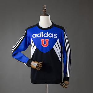 Camisa Chile Retrô Azul Manga Longa