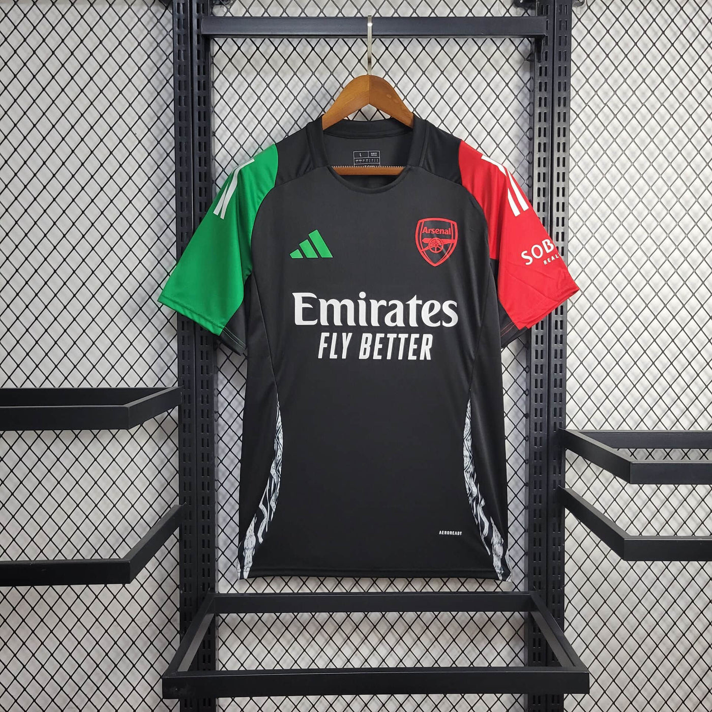 Camisa Arsenal Treino Preta 24/25