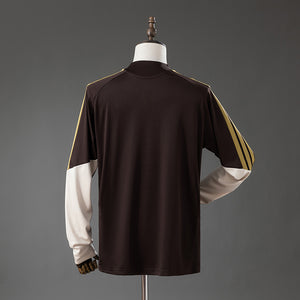 Camisa Flamengo Treino Marrom Manga Longa 26/27