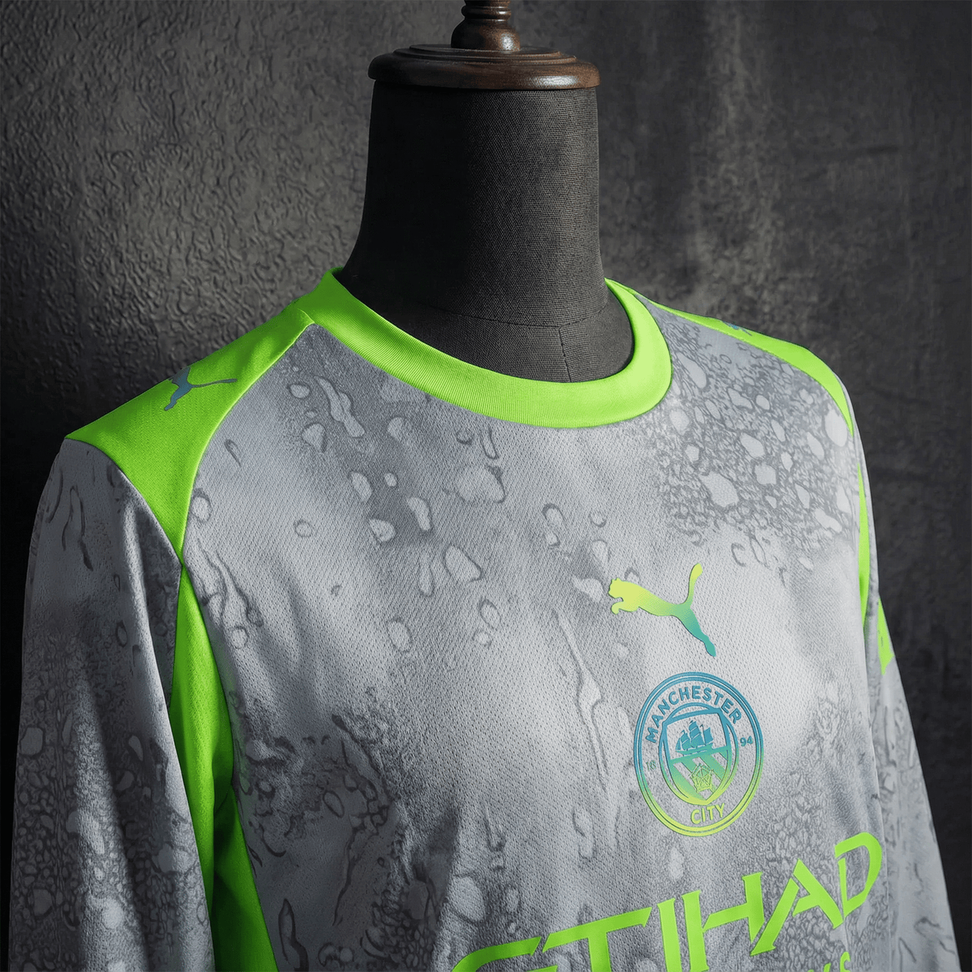 Camisa Manchester City Away Manga Longa 25/26
