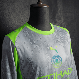 Camisa Manchester City Away Manga Longa 25/26
