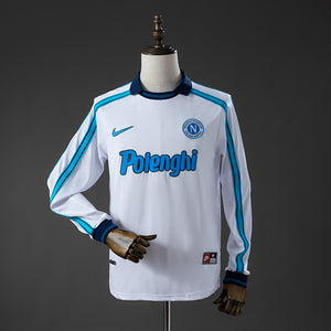Camisa Napoli Retrô Manga Longa 98/99