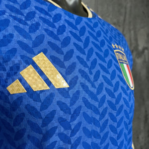 Camisa Itália Home Manga Longa Jogador 2026