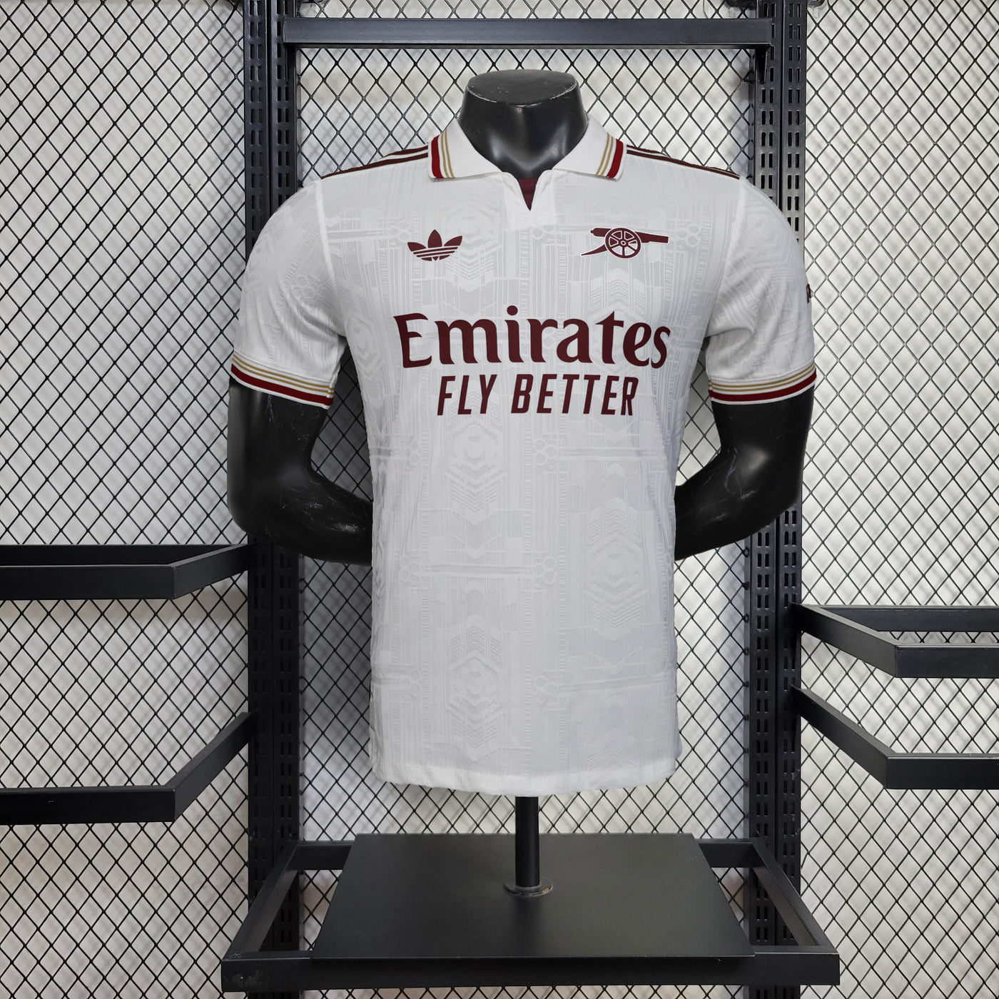 Camisa Arsenal Away Branca Jogador 25/26
