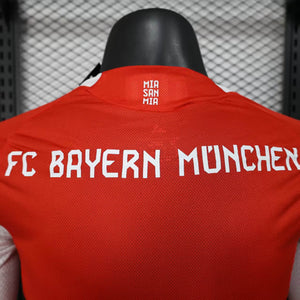 Camisa Bayern Munich Home Manga Longa Jogador 25/26