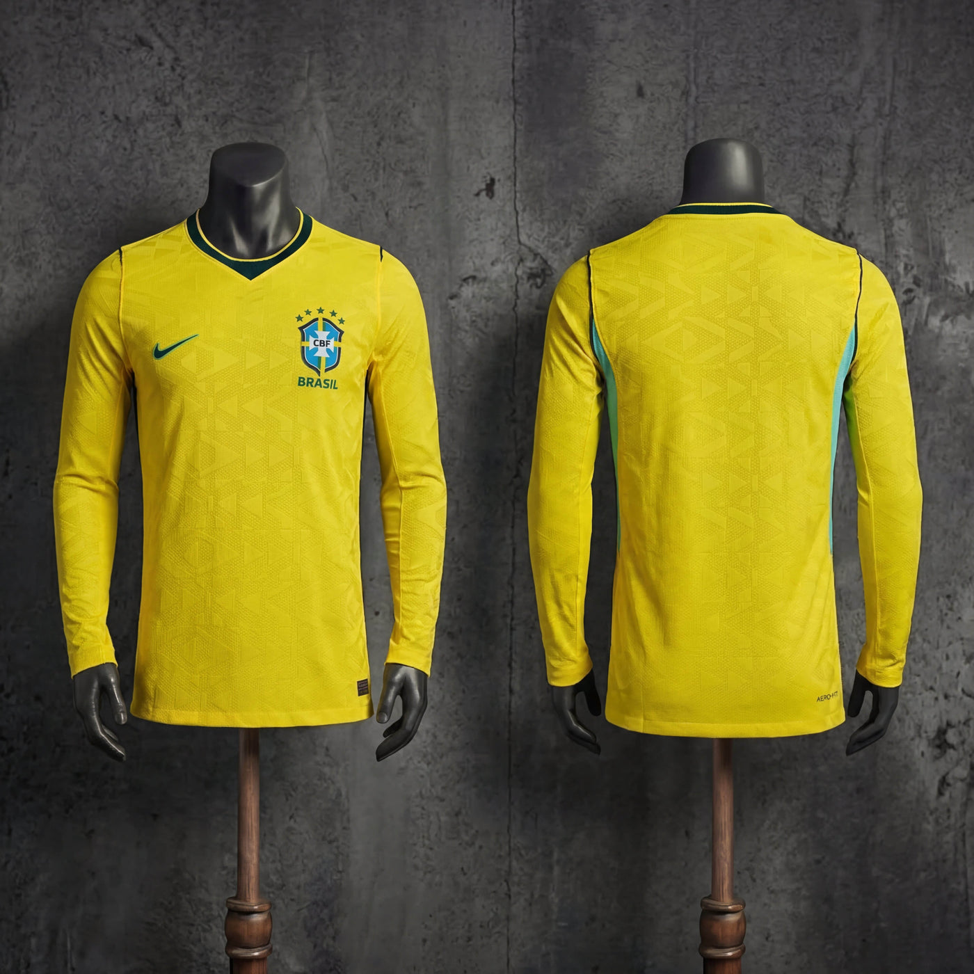 Camisa Brasil Home Manga Longa Jogador 2026