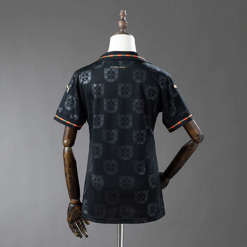 Camisa Portugal Preta 2026 Feminina