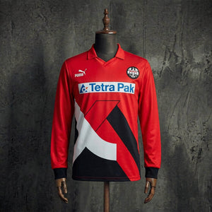 Camisa Eintracht Frankfurt Retrô Manga Longa 93/95