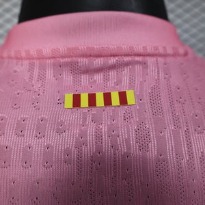 Camisa Barcelona Rosa Jogador 25/26