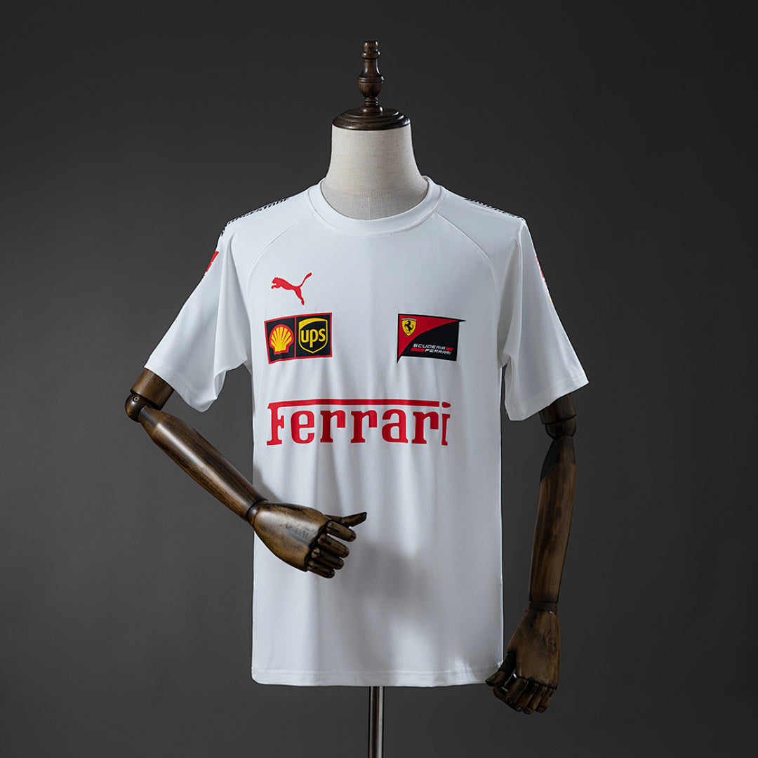 Camisa Scuderia Ferrari F1 Branca T 3xl8 2025
