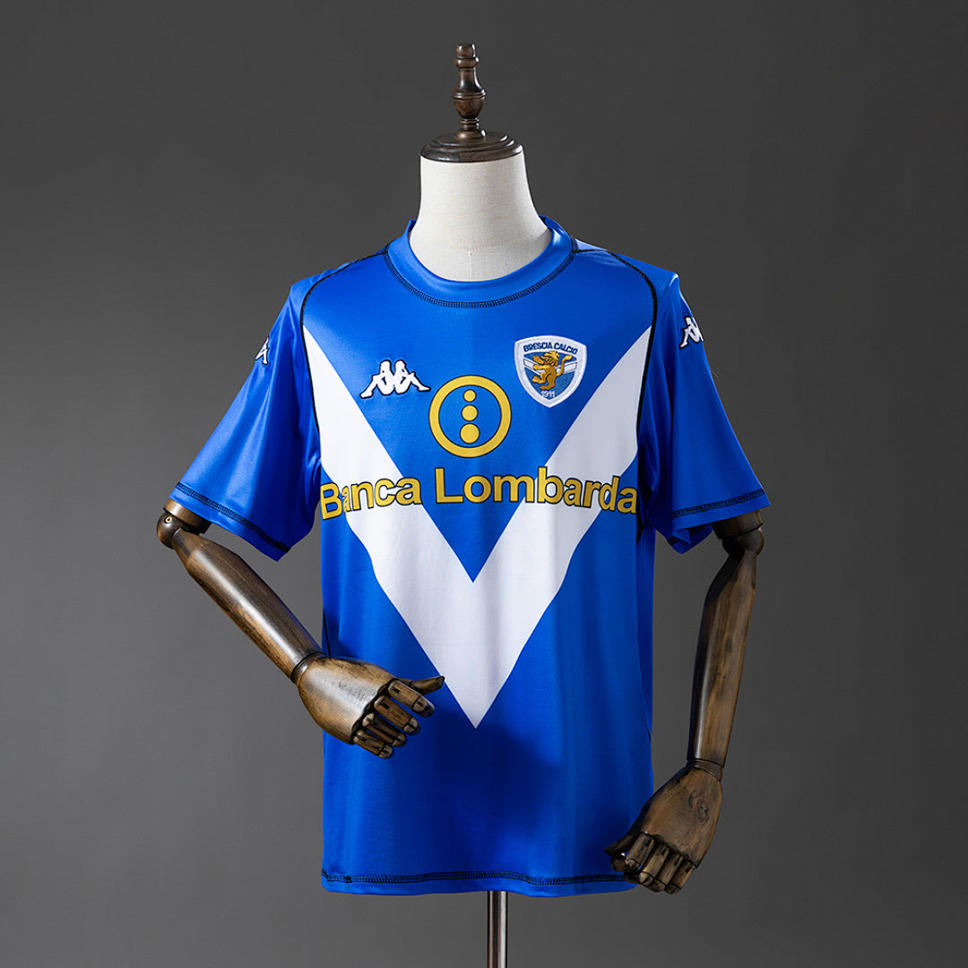 Camisa Brescia Calcio Home Retrô Xxl7 03/04