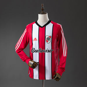 Camisa River Plate Away Manga Longa Retrô Xxl9 03/04