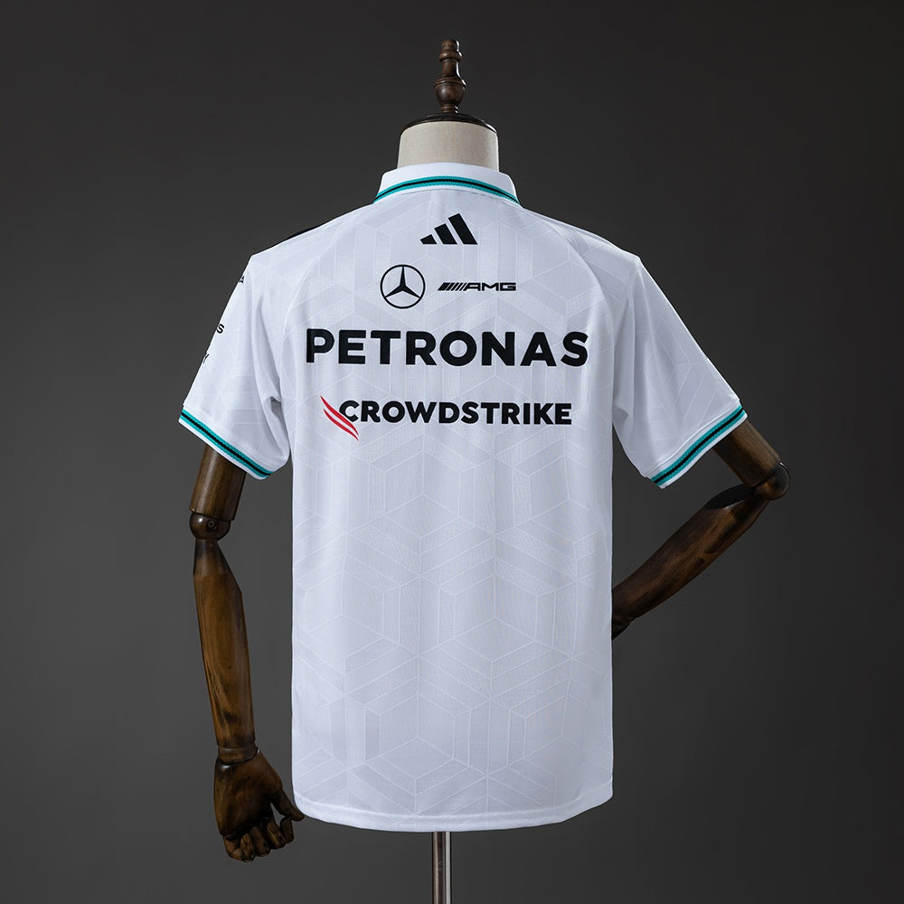 Camisa Mercedes Amg Petronas F1 Branca Polo 5xl8 2026