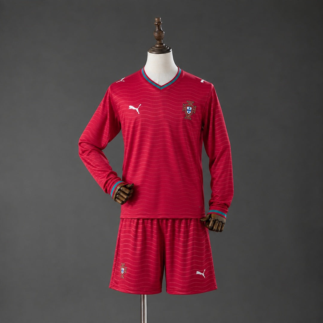 Kit Infantil Portugal Manga Longa 2026