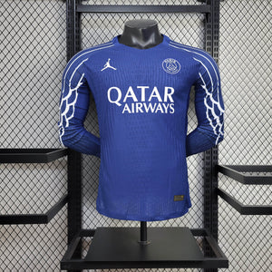 Camisa Paris Saint-Germain Home Manga Longa Jogador 24/25