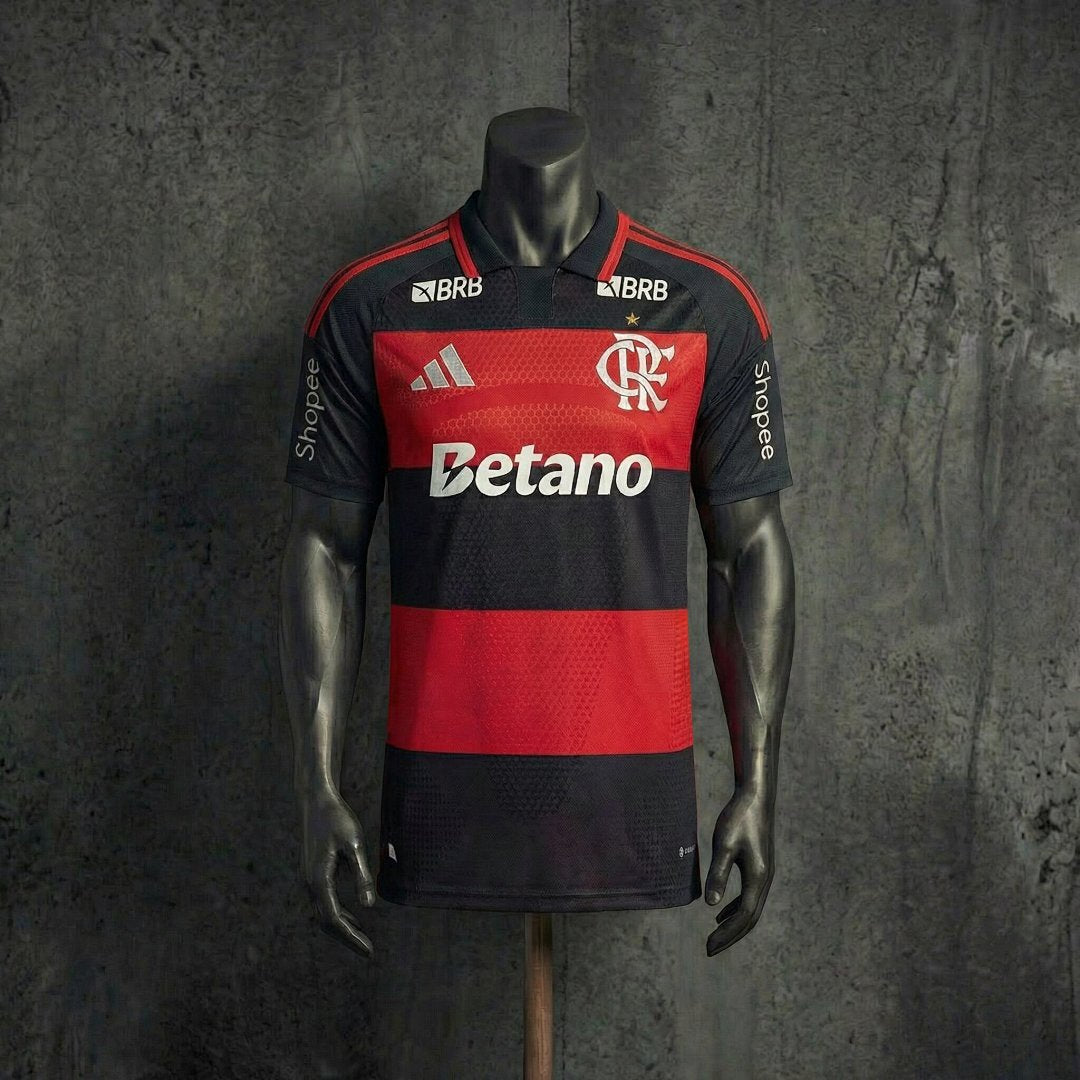 Camisa Flamengo Home Patrocinadores Jogador 26/27