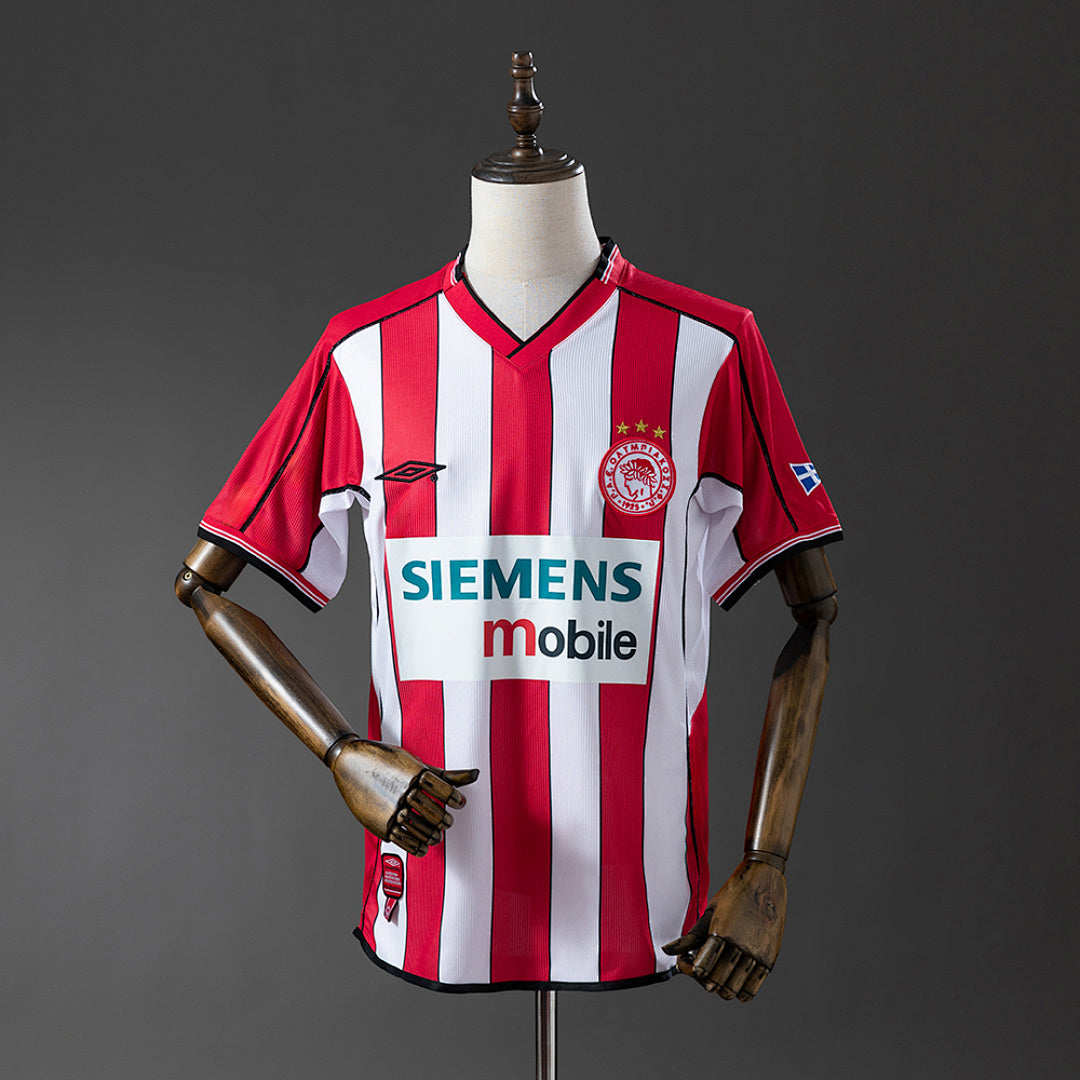 Camisa Olympiacos Home Retrô Xxl9 02/03