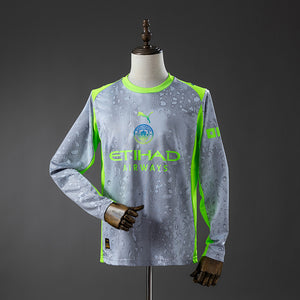 Camisa Manchester City Away Manga Longa 25/26