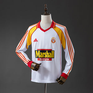 Camisa Galatasaray Away Manga Longa Retrô Xxl7 99/00