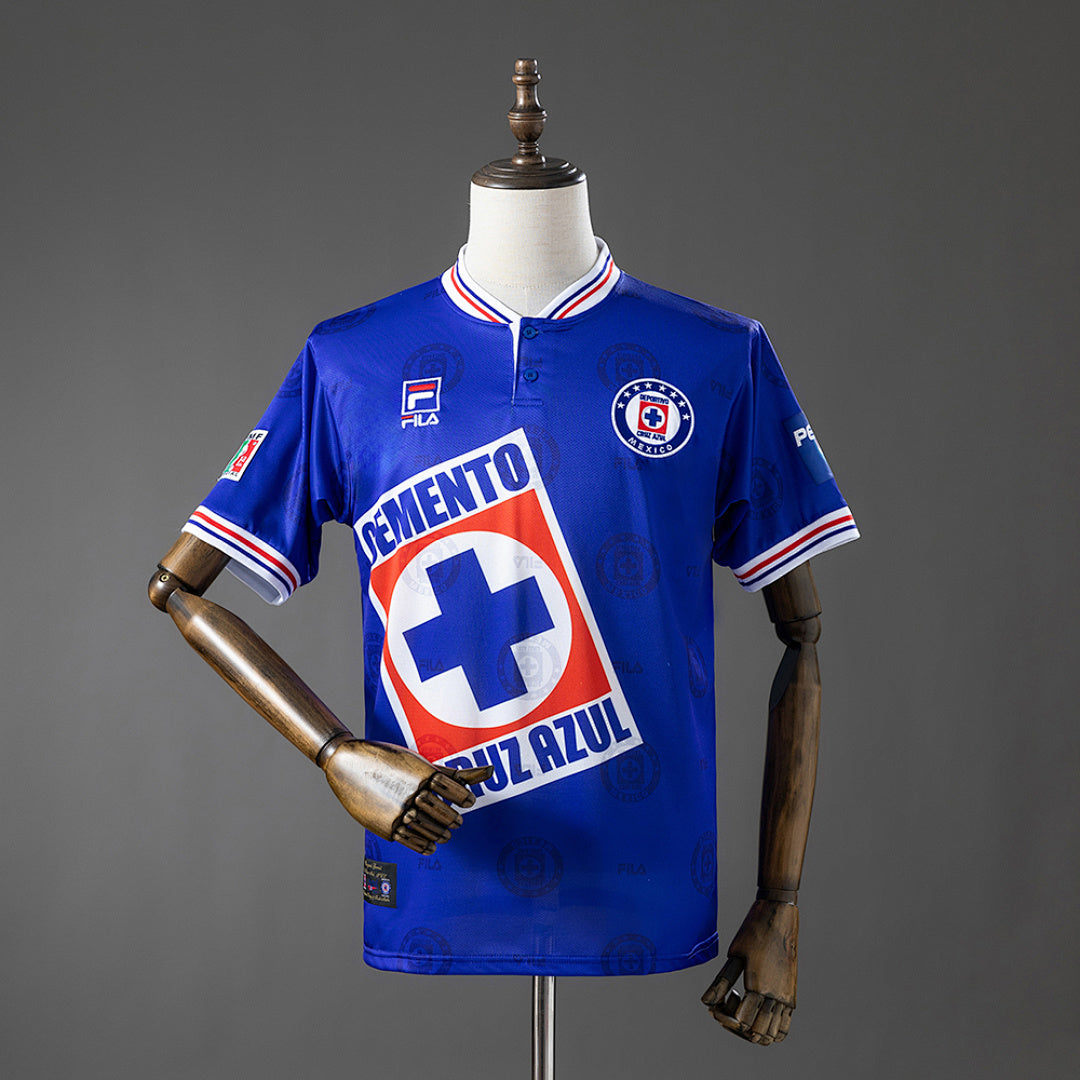 Camisa Cruz Azul Home Retrô Xxl8 1998