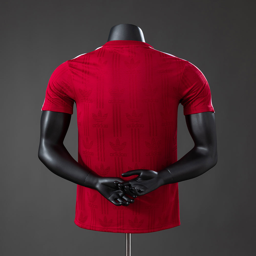 Camisa Alemanha Treino Vermelha Versão Jogador 2026