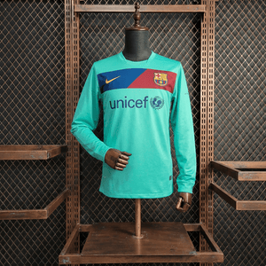 Camisa Barcelona Retrô Manga Longa 10/11