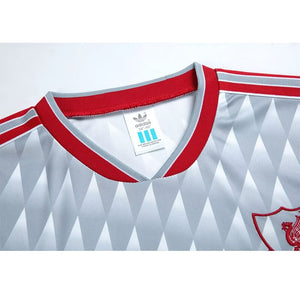 Camisa Liverpool Retrô Manga Longa 1989